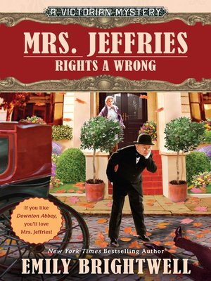 cover image of Mrs. Jeffries Rights a Wrong